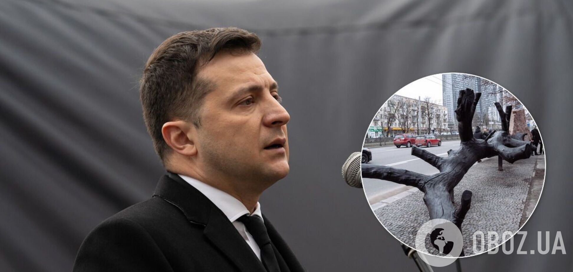 Зеленский открыл в Киеве инсталляцию ко Дню памяти жертв Холокоста. Фото