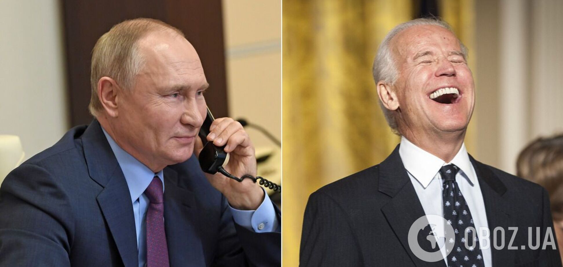 Владимир Путин и Джо Байден