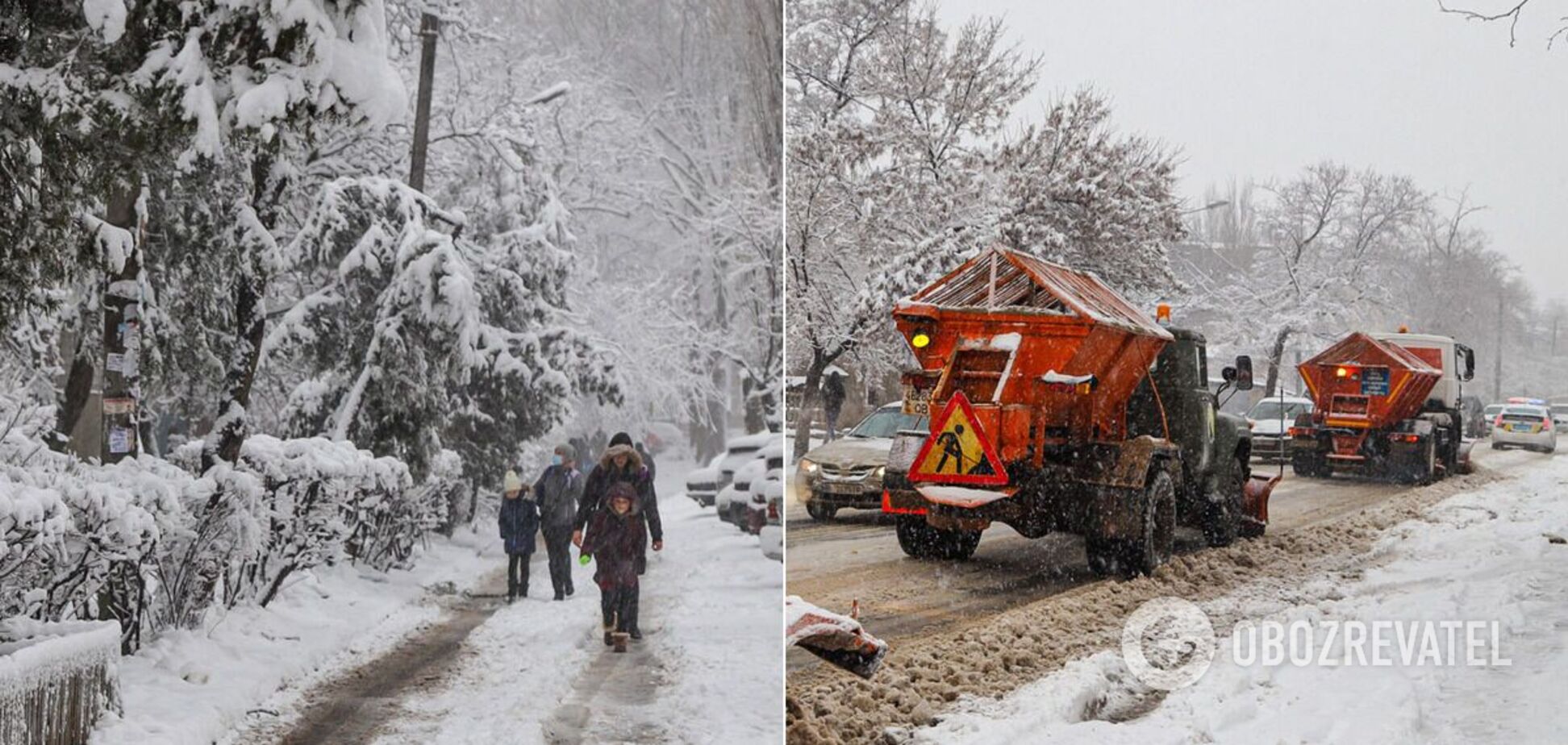 Снігопад в Одесі 27 січня