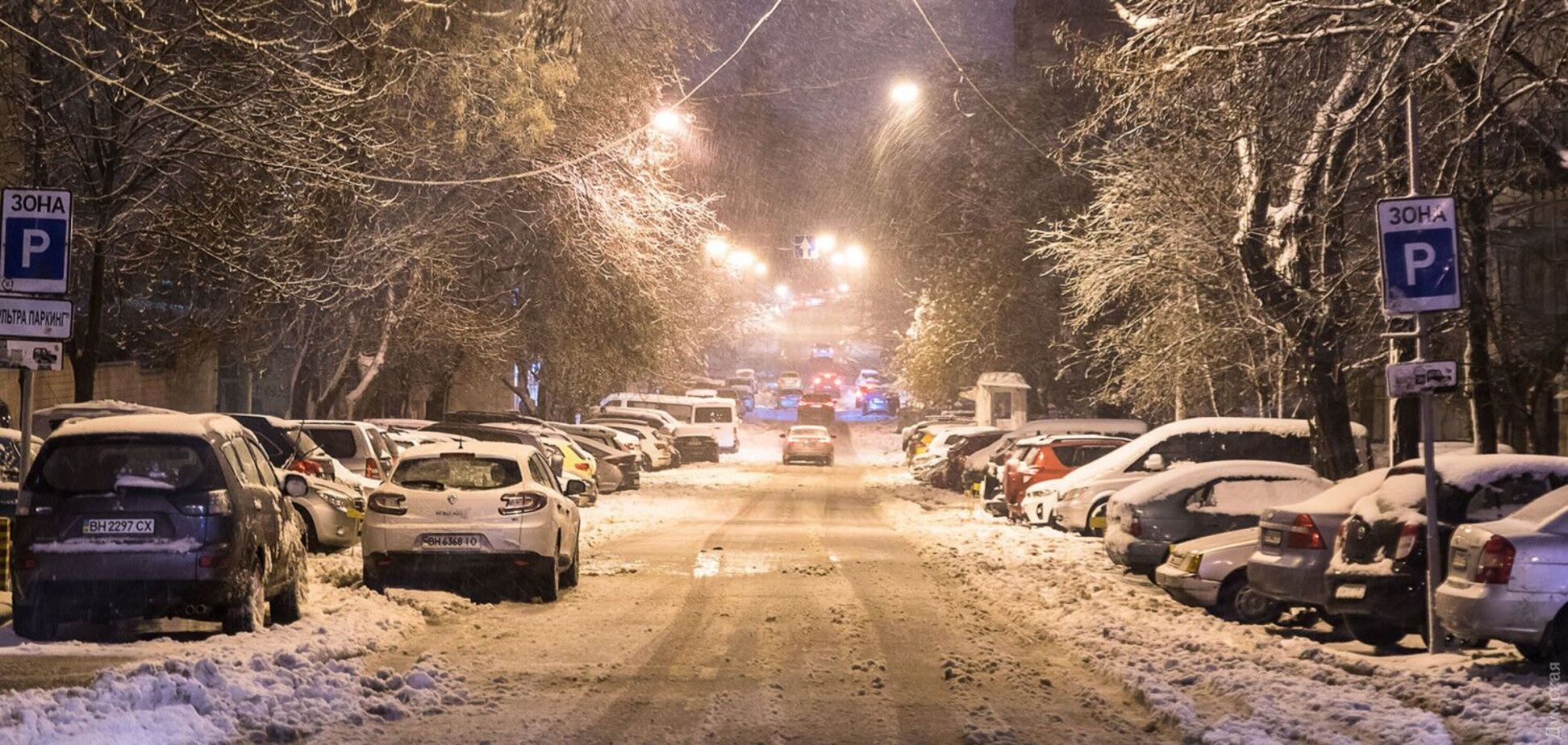 Заметіль в Одесі