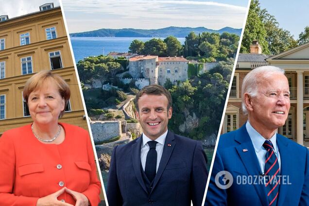 Будинки Меркель, Макрона, Байдена