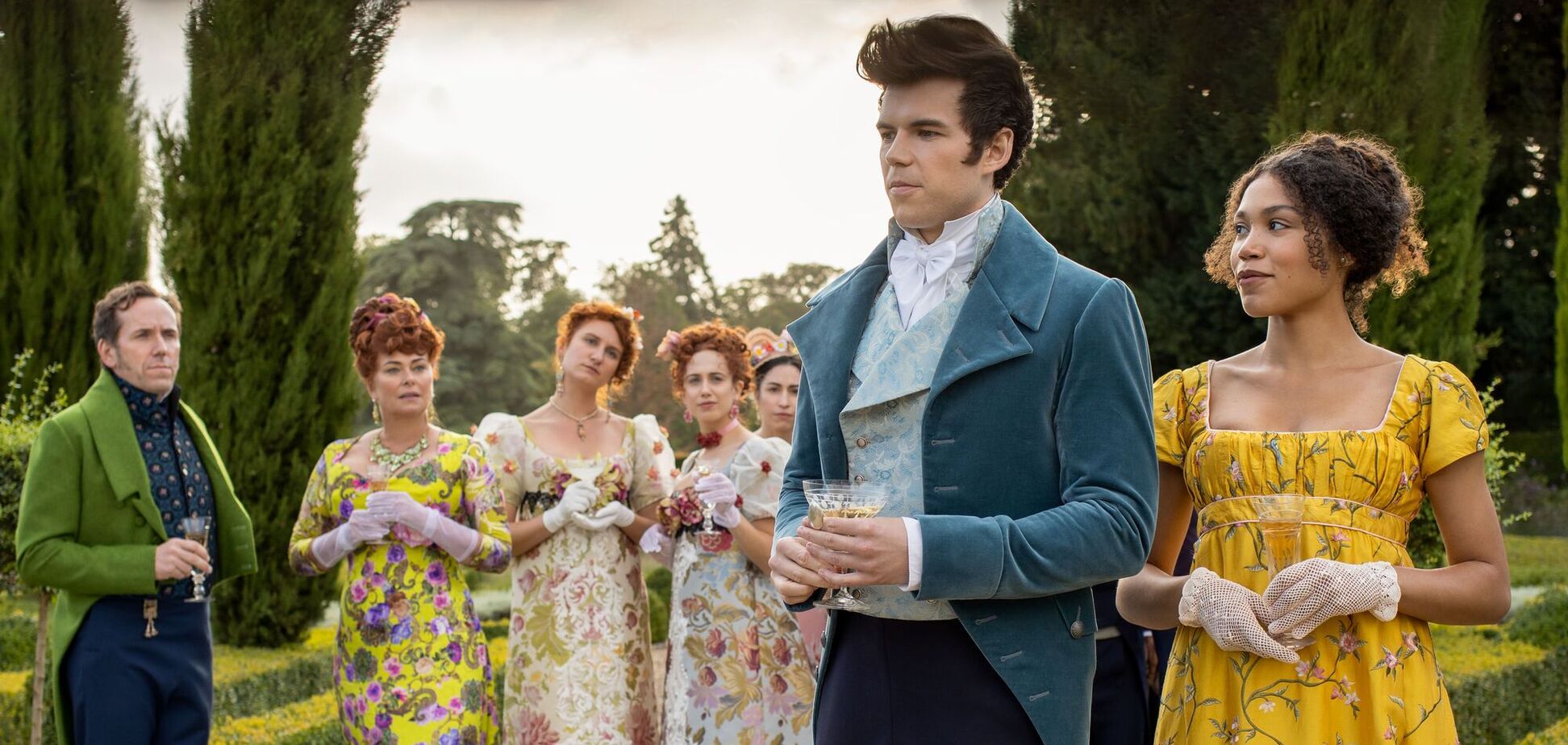 Кадр з серіалу 'Бріджертони'