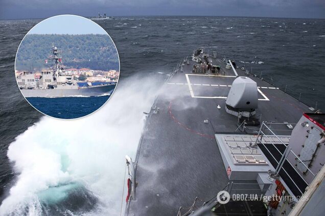 США направили в Черное море эсминец USS Porter. Фото