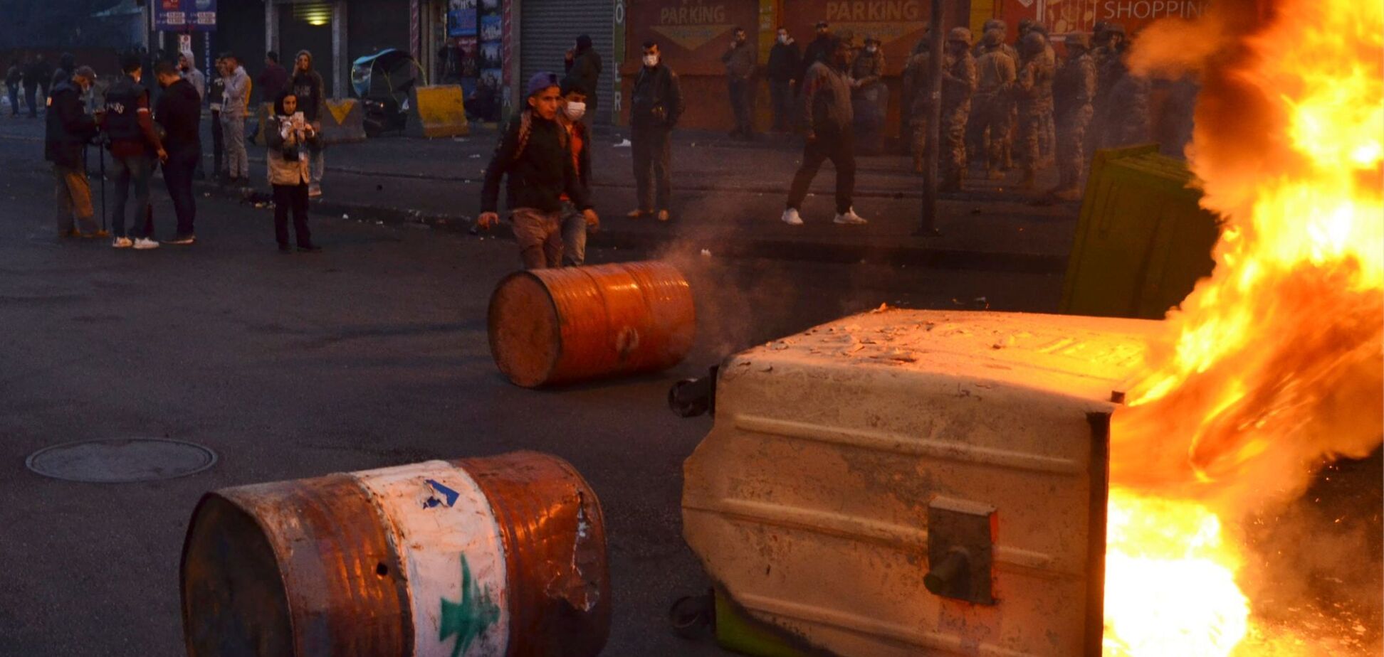 Протесты в Ливане