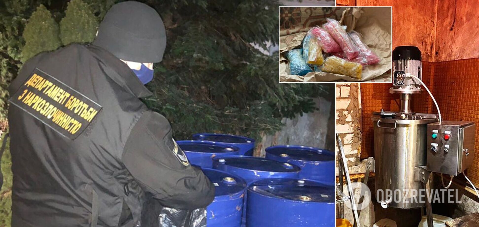 На Харківщині вилучили тонни наркотиків на понад 120 млн грн. Фото і відео