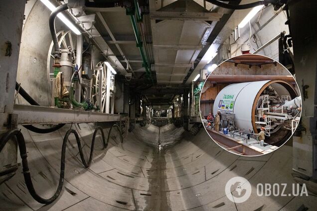 Тоннелепроходческий щит идет в сторону центра столицы