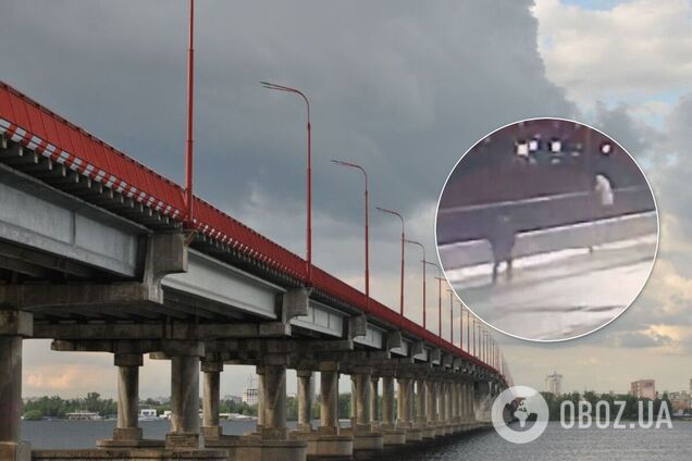 В Днепре на мосту таксист спас женщину, планировавшую покончить с собой