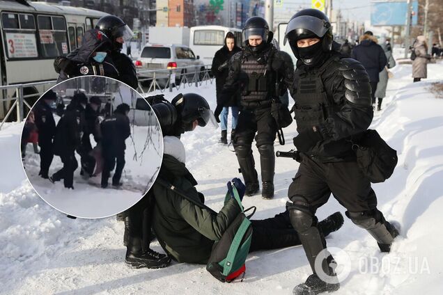 Жінку волочили по землі
