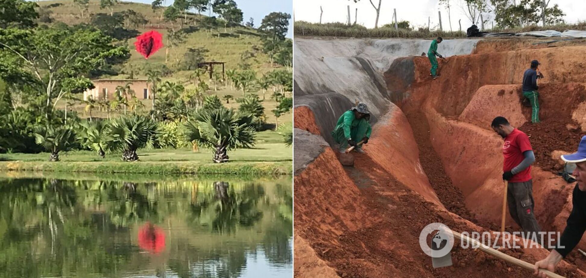 В Бразилии установили скульптуру женского полового органа. Фото