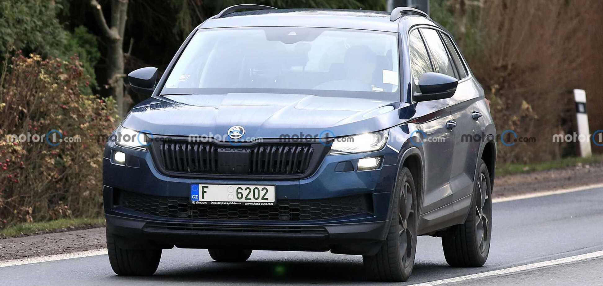 На тестах помітили рестайлінговий Skoda Kodiaq