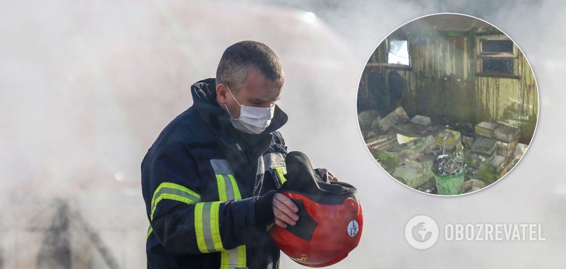 Во время тушения пожара спасатели обнаружили тело мужчины