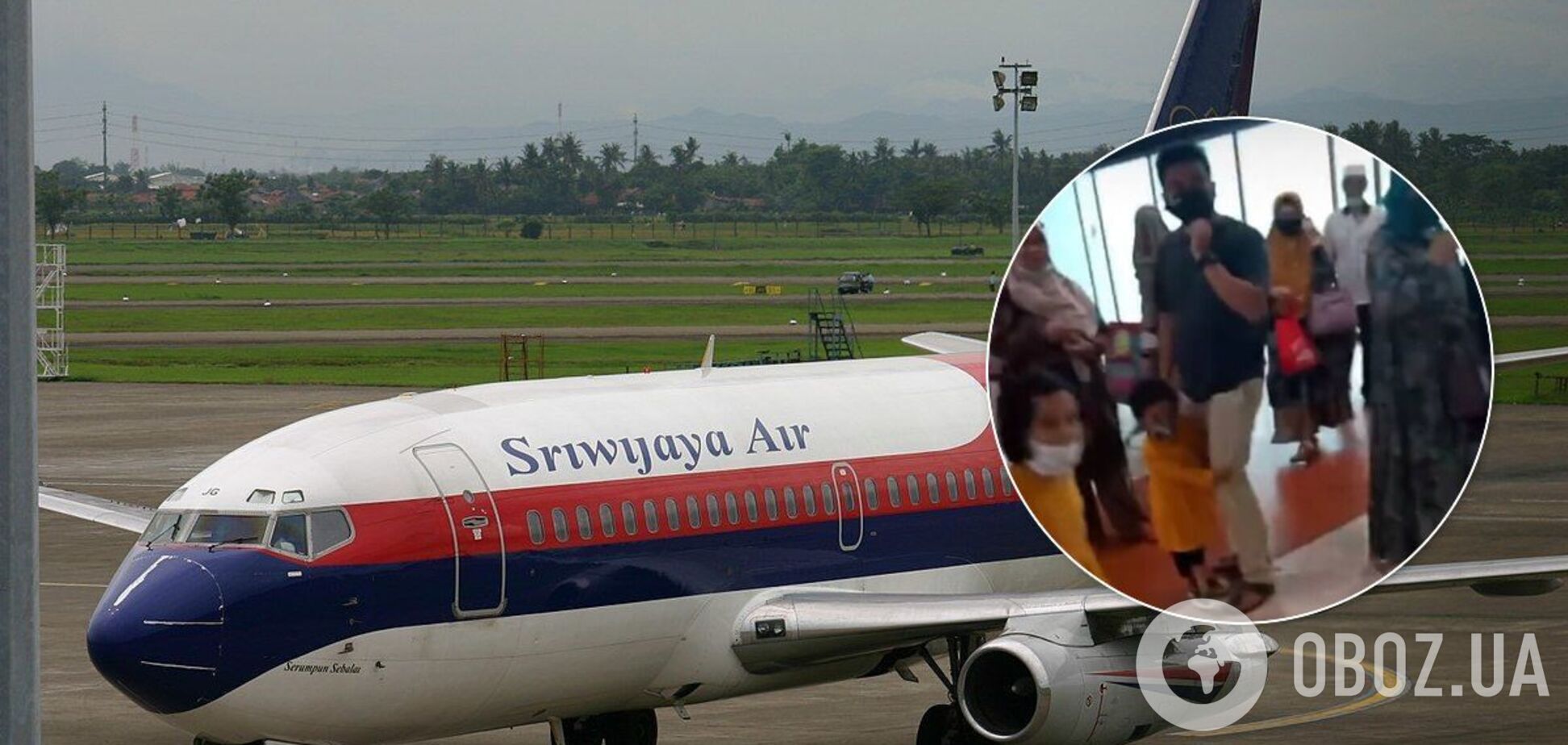 В Индонезии упал Boeing: в сеть попало видео с пассажирами перед посадкой