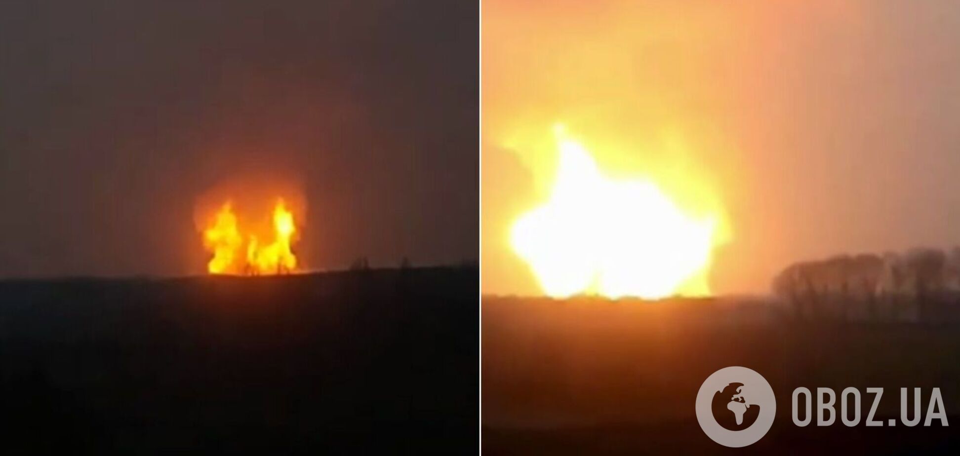 Взрыв газопровода на Полтавщине