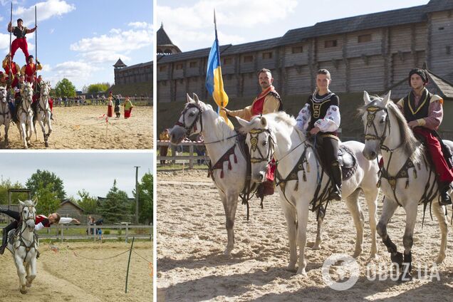 У 'Парку Київська Русь' відбувся фестиваль кінно-трюкового мистецтва 'Кентаври'. Фото