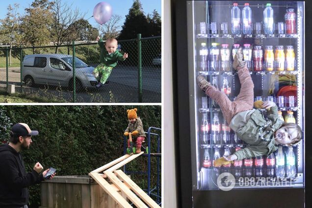 Папа фотошопит забавные ситуации