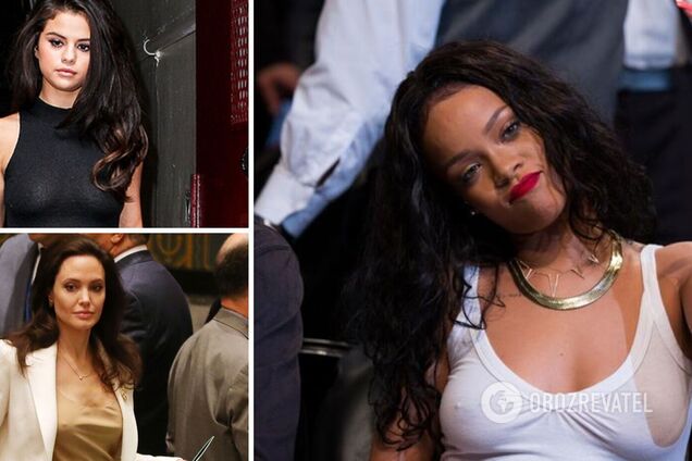 Знаменитости не прячут грудь под бюстгальтером