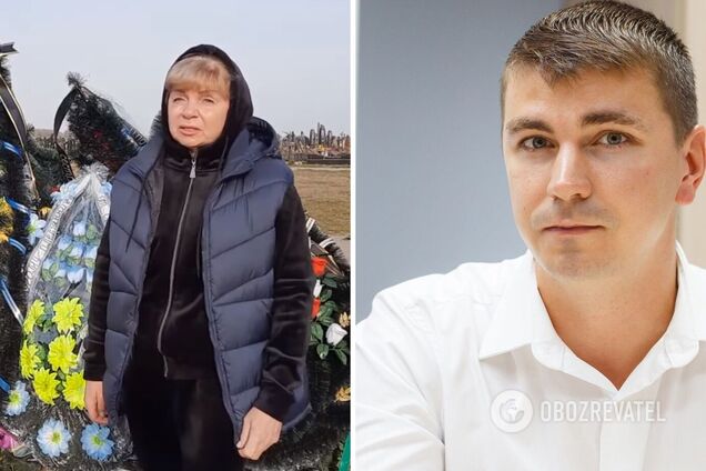 Мати Полякова записала відеозвернення після похорону сина