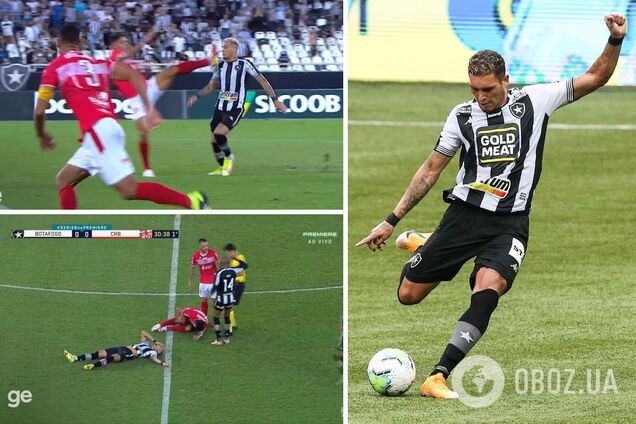 Футболист нанес сопернику травму