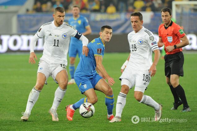 Зірковий форвард збірної Боснії перед матчем з Україною отримав травму