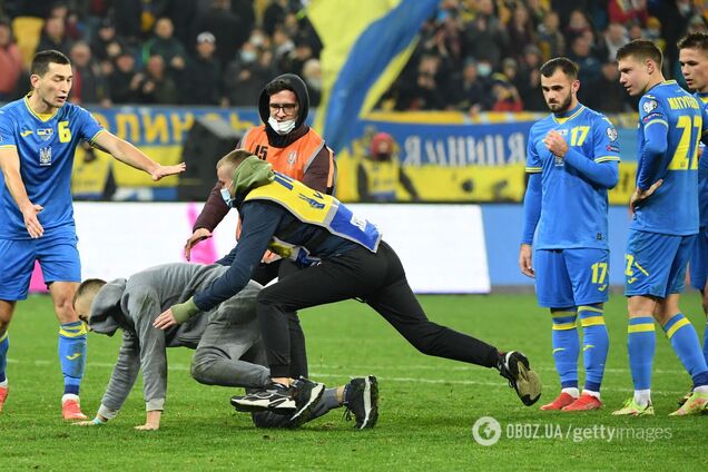 Болельщик на Арене-Львов