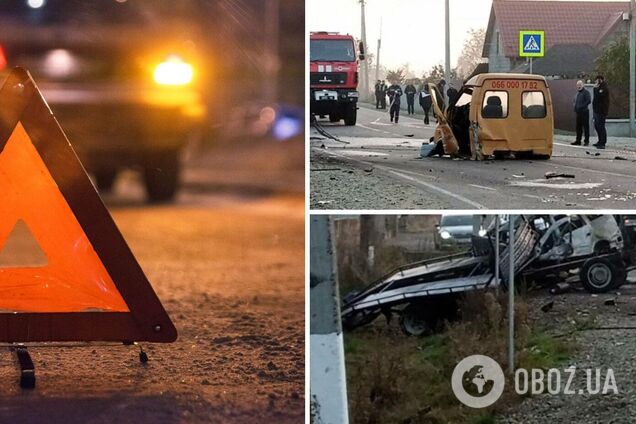 На Закарпатті авто на швидкості влетіло в евакуатор і загорілося: загинули чотири людини. Фото