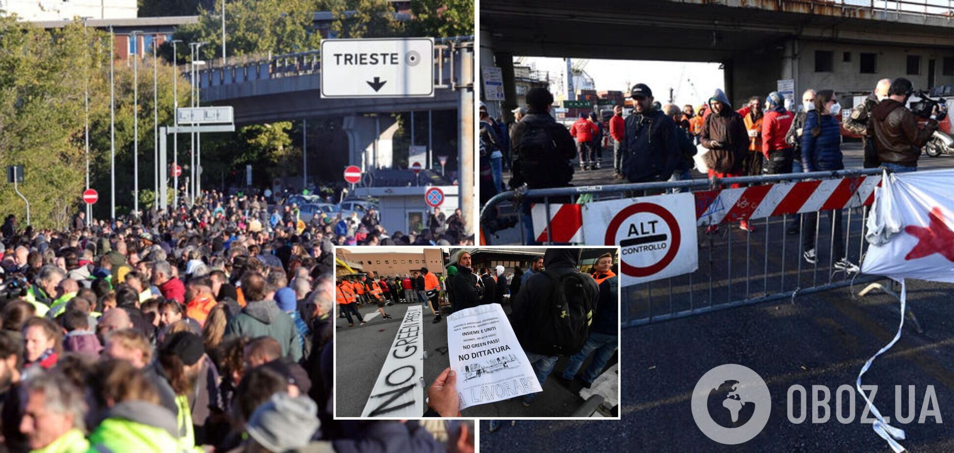 В Італії 'паспорта здоров'я' стали обов'язковими для всіх працівників: люди вийшли на протест. Фото та відео