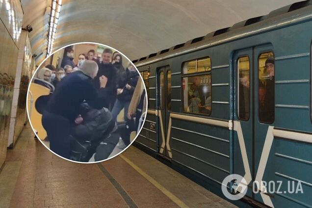 Драка в метро Харькова