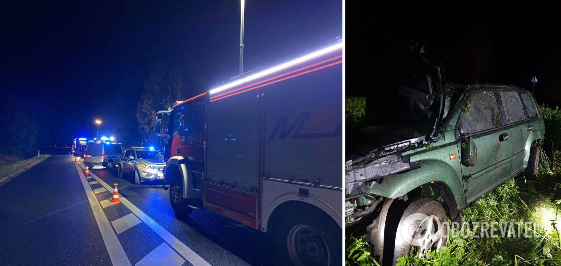 У Польщі авто з українцями потрапило в ДТП, загинула 19-річна дівчина. Фото