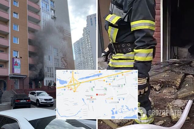 У Києві сталася пожежа в багатоповерхівці: провину хочуть покласти на мешканців. Фото та відео