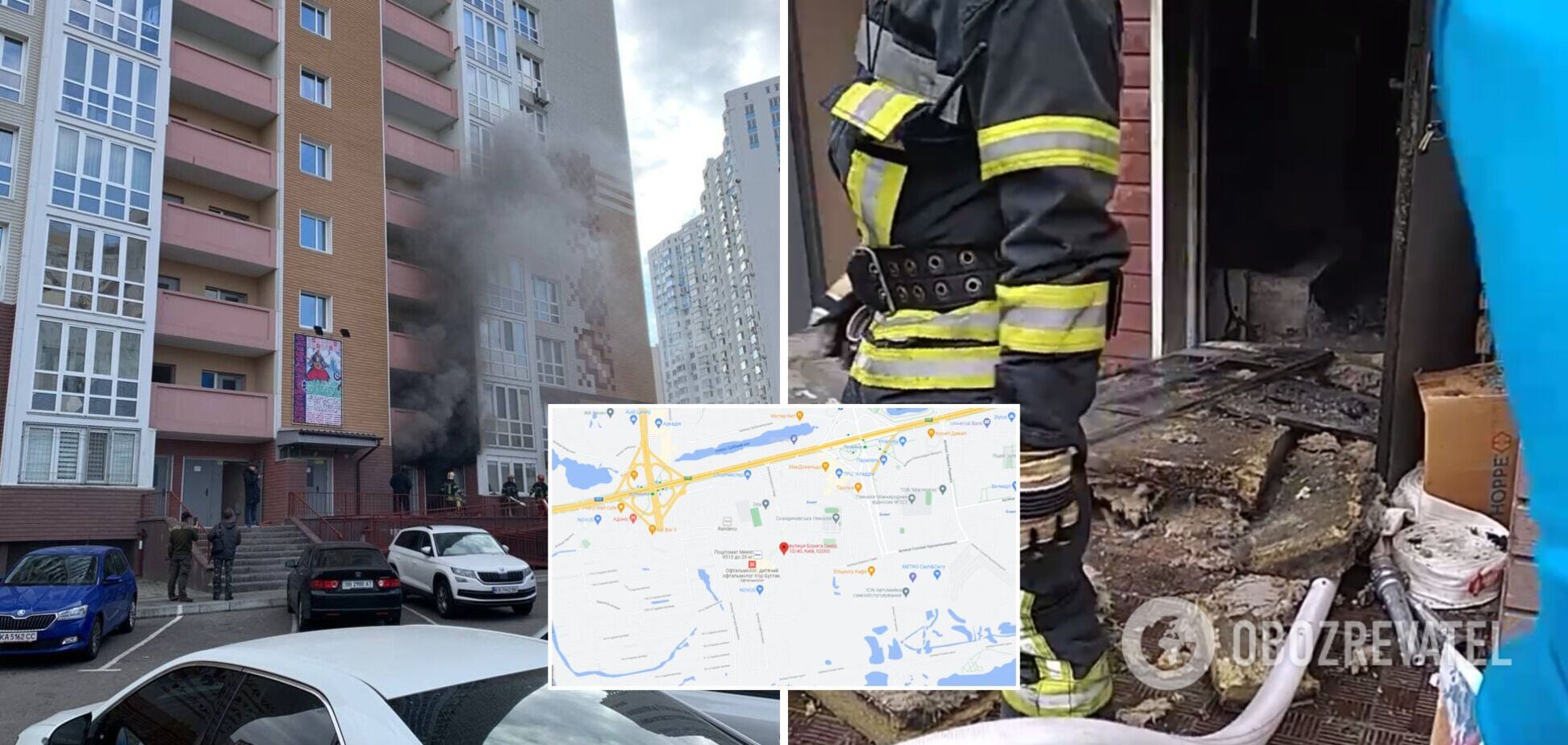 В Киеве произошел пожар в многоэтажке: вину хотят возложить на жильцов. Фото и видео