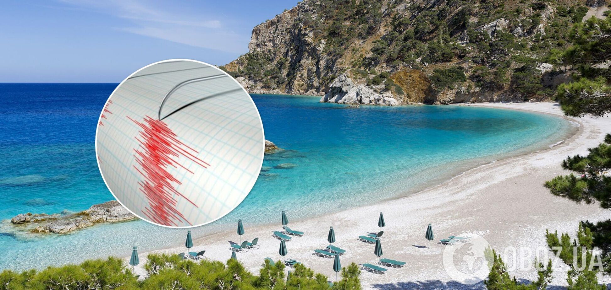 Біля берегів Греції трапився землетрус магнітудою 6,3