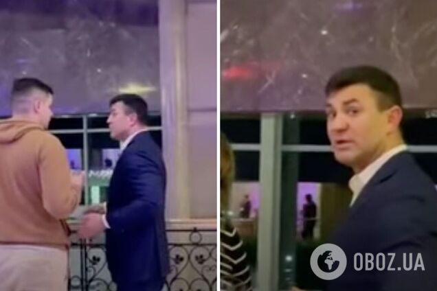 'Ти за**ав вже': Тищенко в Трускавці облаяв свого однопартійця. Відео