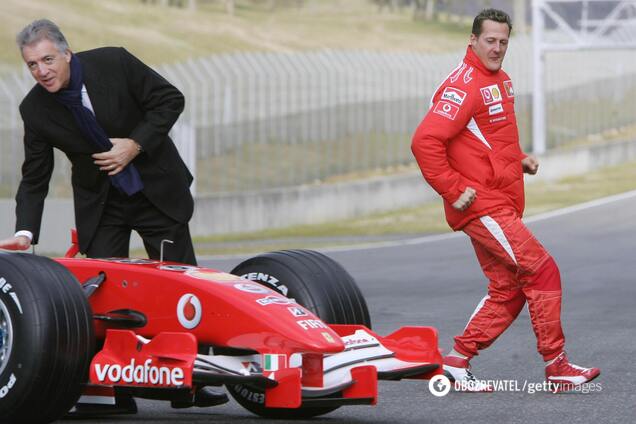 Пьеро Феррари и Михаэль Шумахер