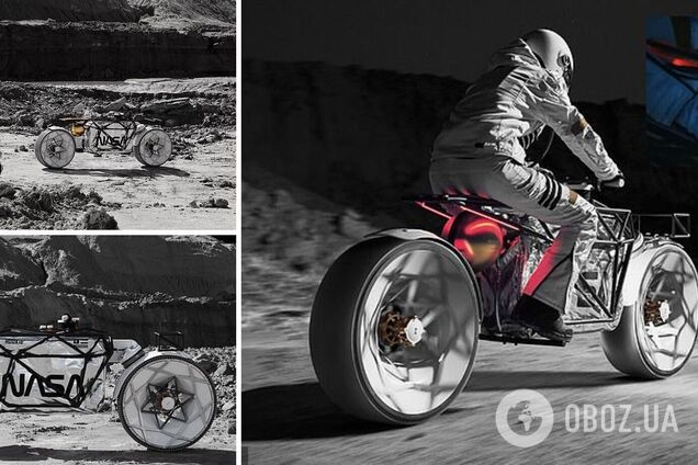 В Германии презентовали мотоцикл, который может быть использован для исследования Луны. Фото