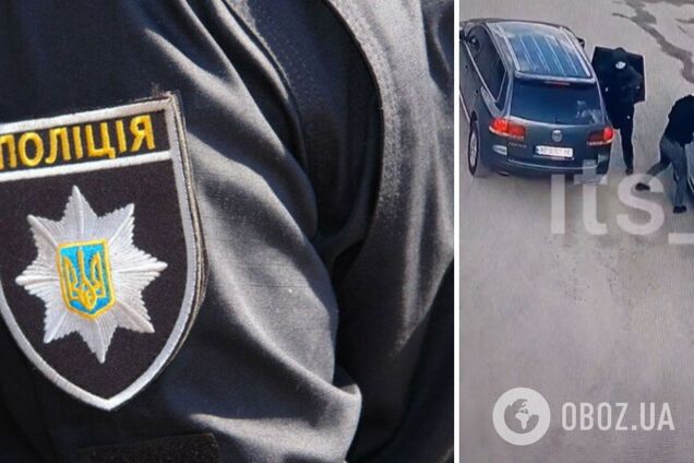 В Запорожье грабители средь бела дня похитили из авто 2 миллиона гривень: момент попал на видео