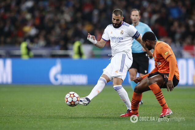 Бензема назвав 'Шахтар' грізним суперником після його розгрому 'Реалом' у Лізі чемпіонів