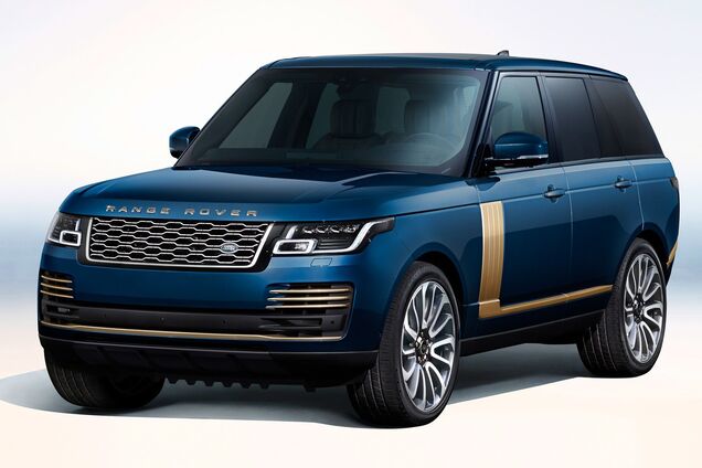 Золото на блакитному: Range Rover показав спецверсію для Японії