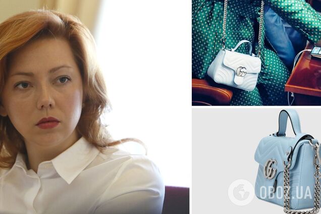 Нардепка Шкрум прийшла в Раду із сумочкою Gucci за 55 тис. грн. Фото