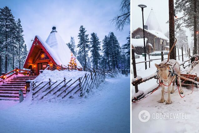 Снег сразу создал в поселке сказочную атмосферу