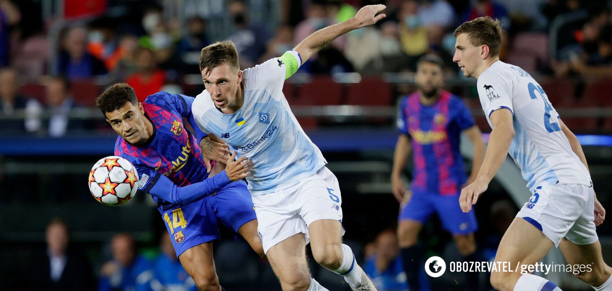 'Мы получали удовольствие': Сидорчук оценил игру 'Динамо' с 'Барселоной'