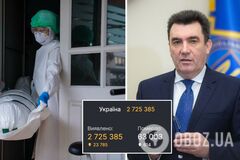Украину ждет пик пандемии COVID-19 с тысячей смертей ежедневно, – Данилов