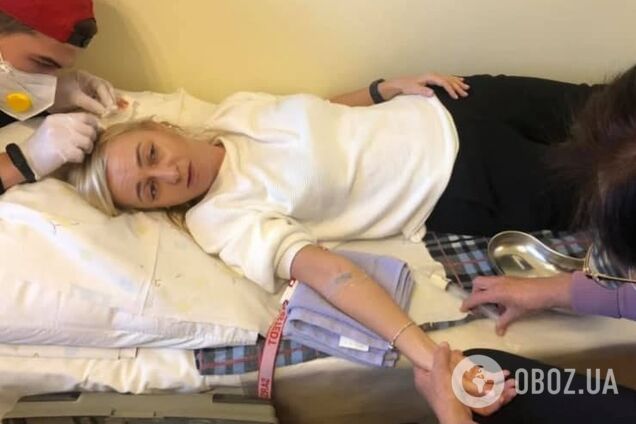 Устинова получила травму головы