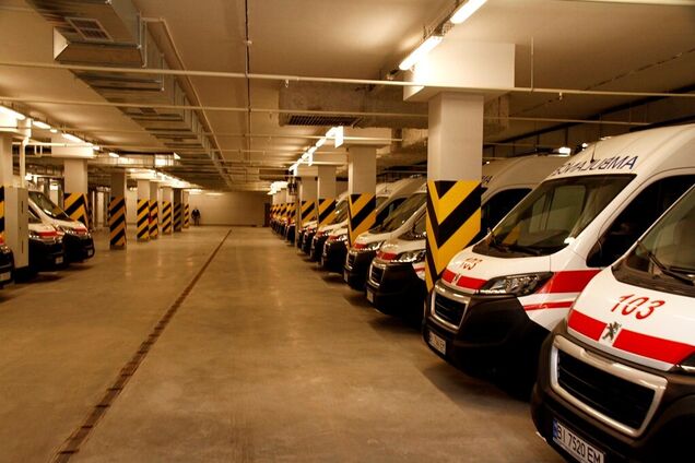 В Полтаве открылся новый подземный паркинг для 50 автомобилей скорой