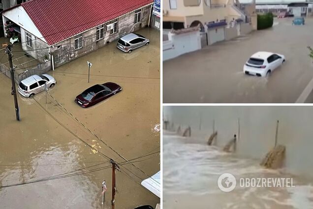 В Іспанії через сильні дощі сталася повінь, дороги перетворилися на річки. Відео