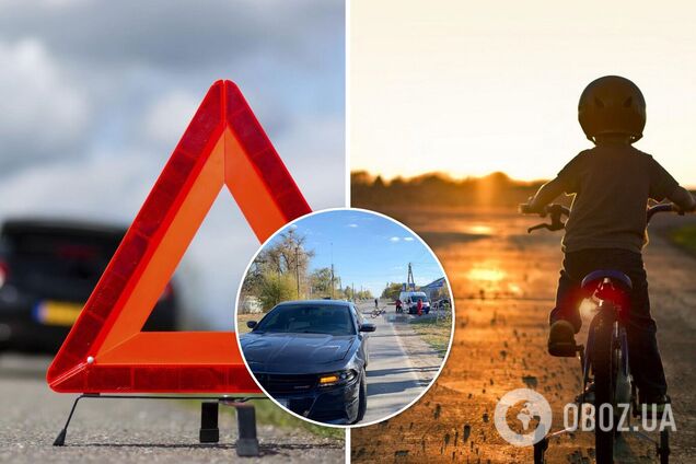На Одесчине авто сбило ребенка на велосипеде: мальчик умер до приезда скорой. Фото