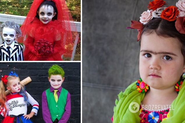 Родители помогали детям создавать костюмы к Хэллоуину.