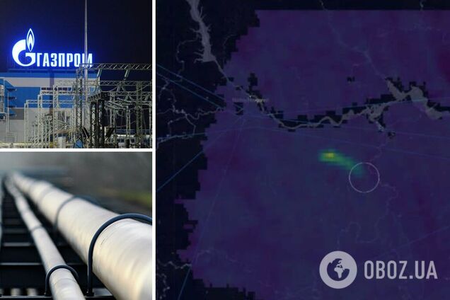Масштабы выброса Газпрома показали на карте