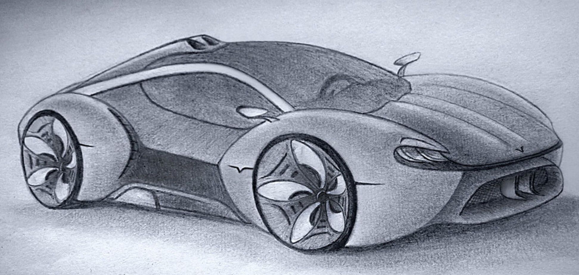 Украинский дизайнер показал свое виденье отечественного суперкара
