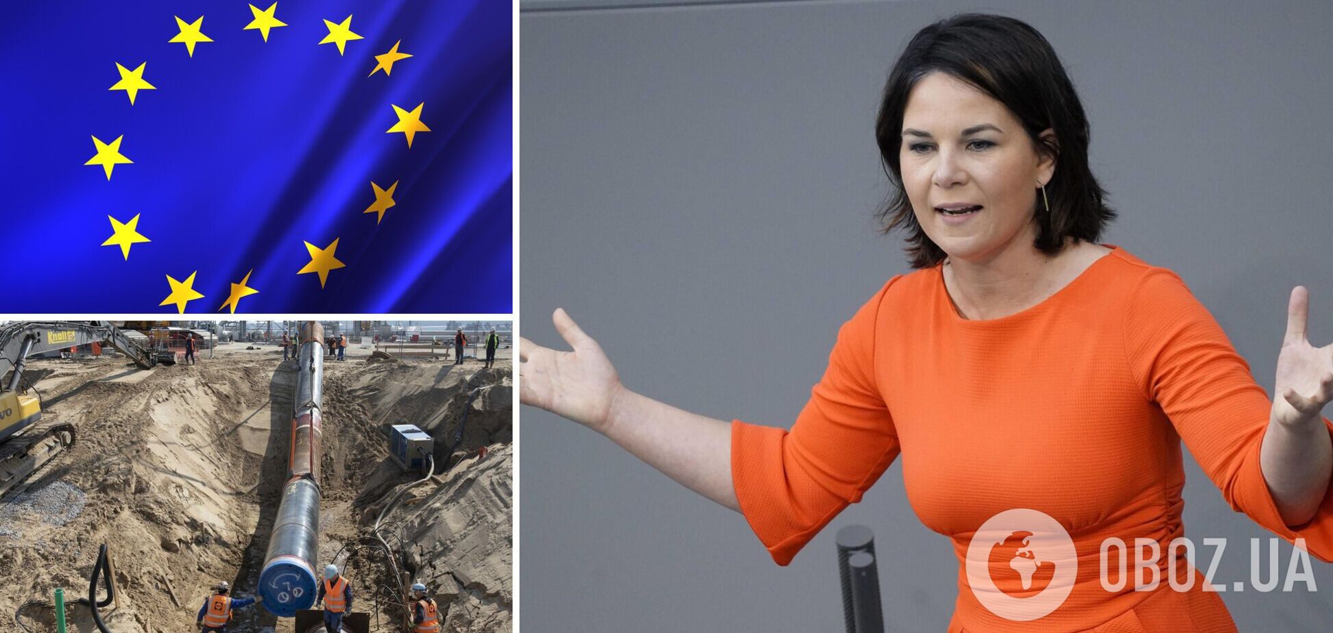 Бербок виступає проти запуску 'Північного потоку-2'