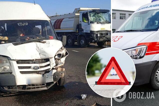 На Полтавщині трапилася масштабна ДТП, серед потерпілих троє дітей. Фото